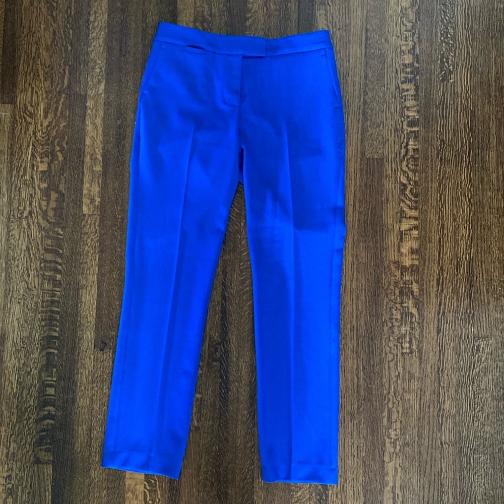 Women's Tahari Royal Blue Slack Pants Sz 4P